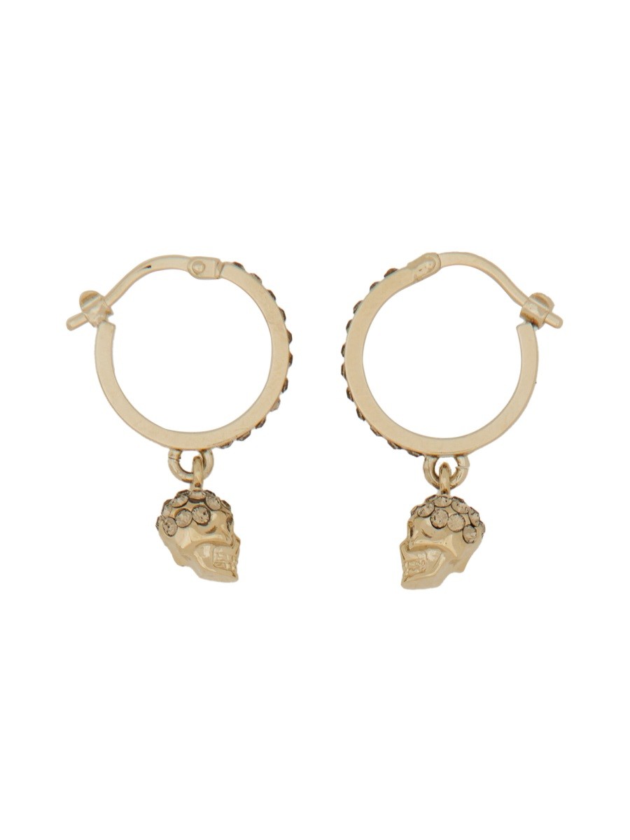 SKULL HOOP EARRINGS