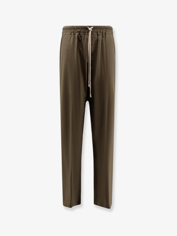 Organic cotton and certified silk trousers