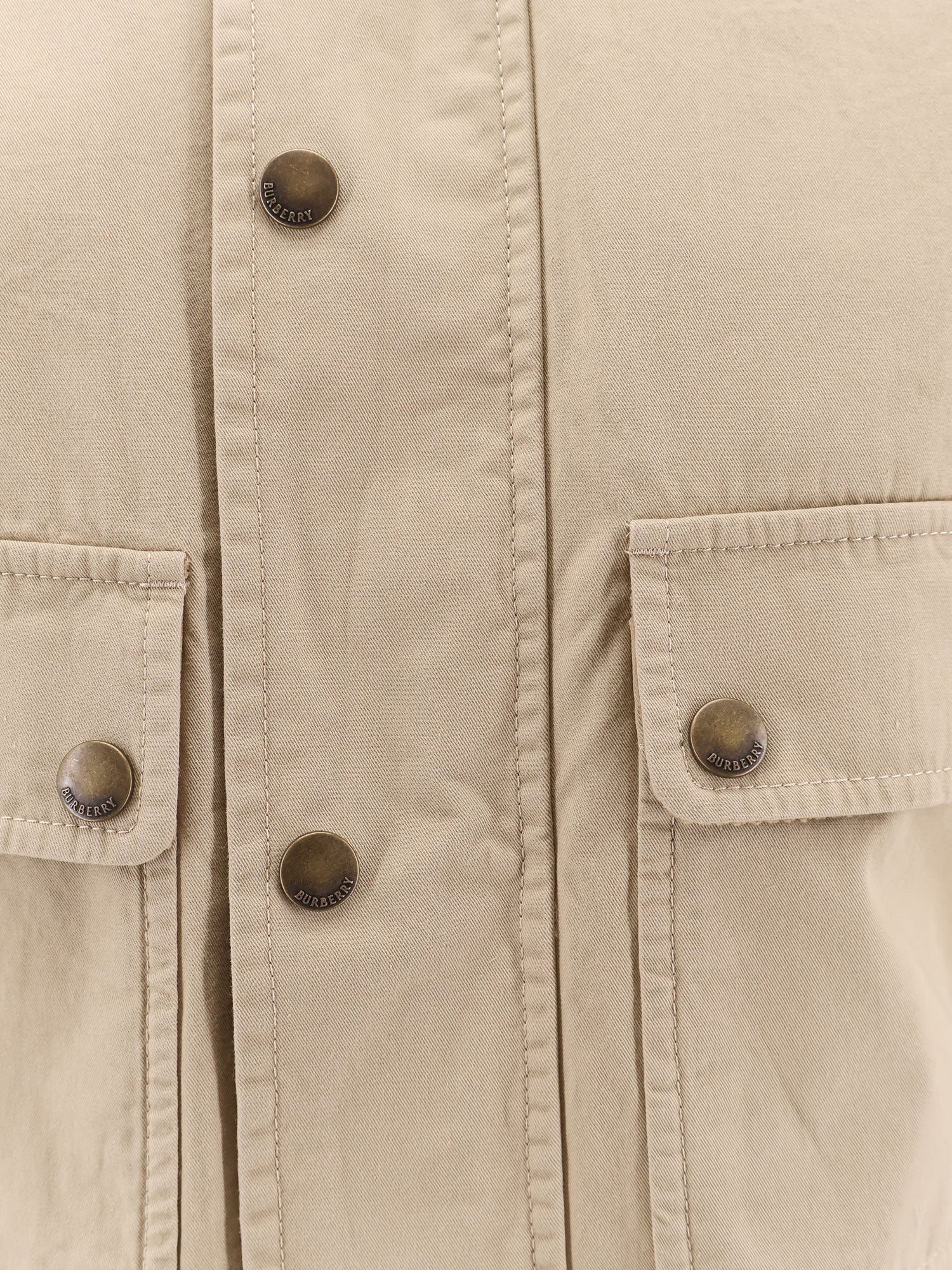 Organic cotton jacket with check lining