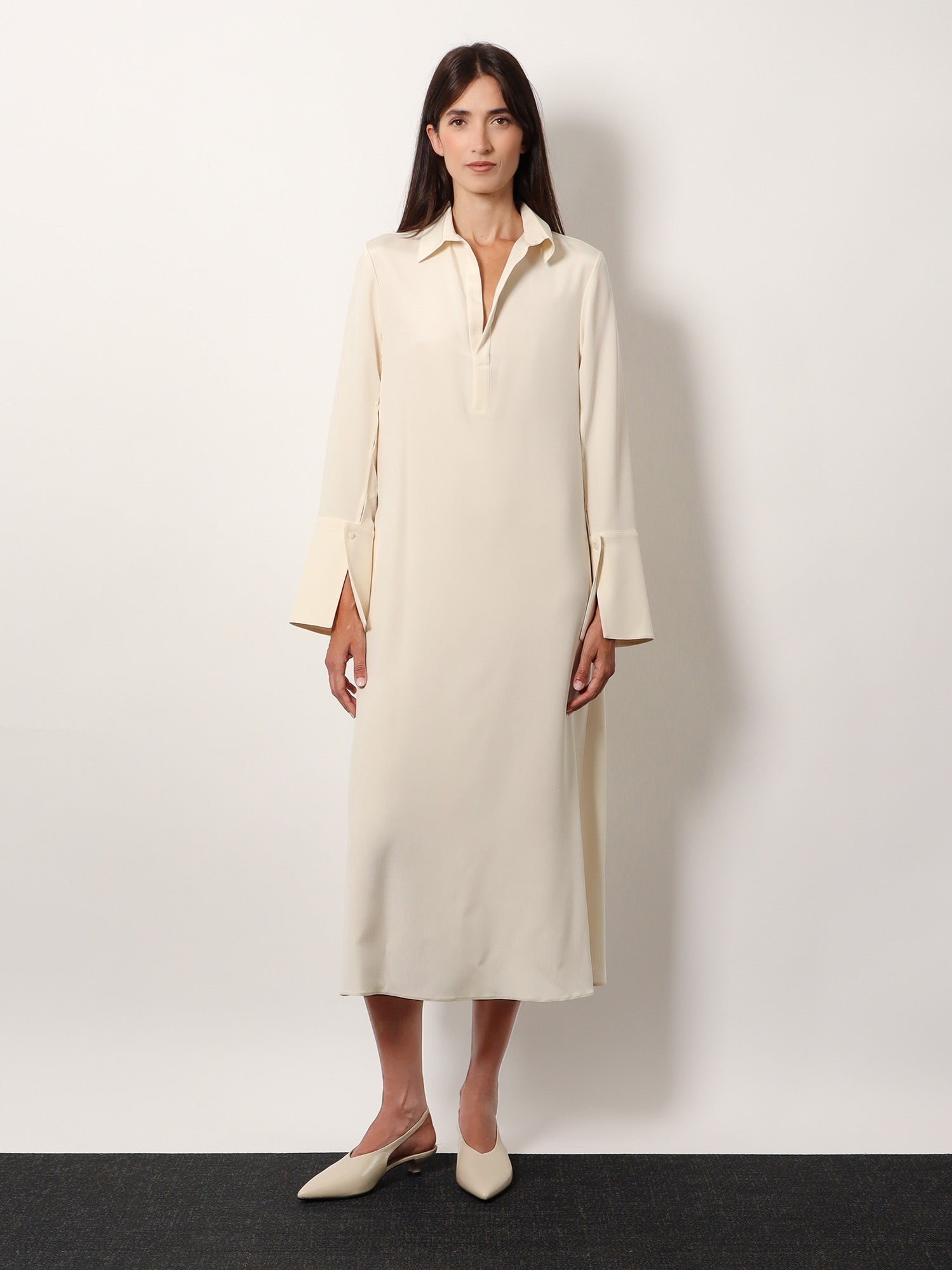Ossola midi silk dress