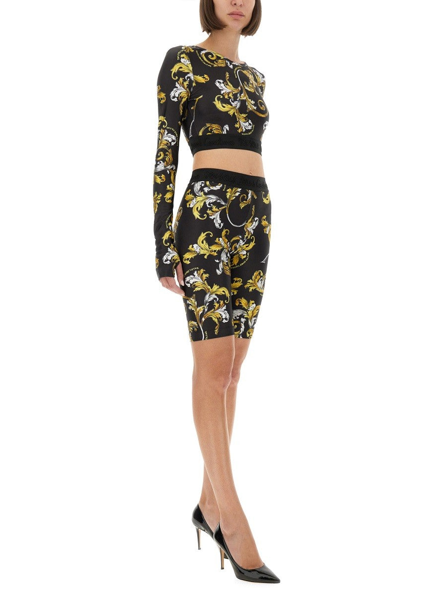 "OUTLINE BAROQUE" CYCLING SHORTS