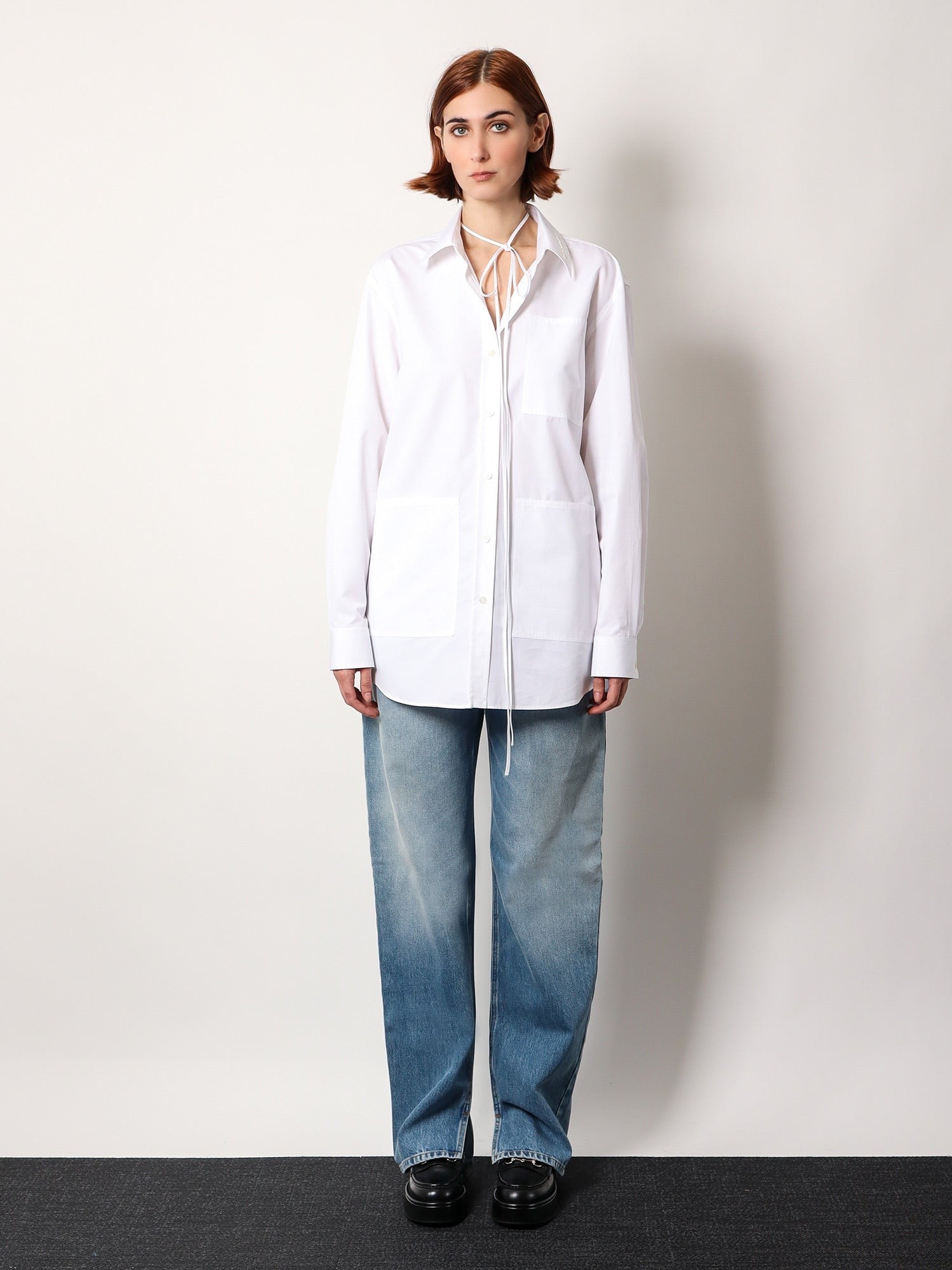 Oversize cotton shirt