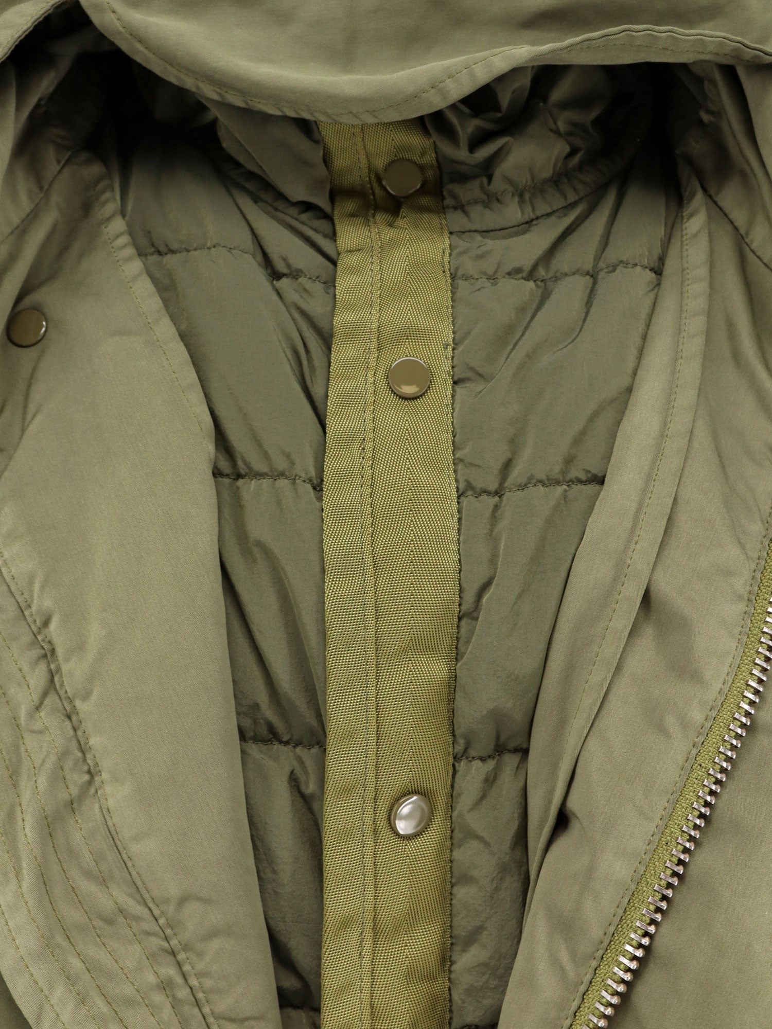 Padded nylon parka