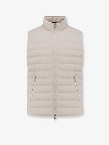 Padded sleeveless jacket