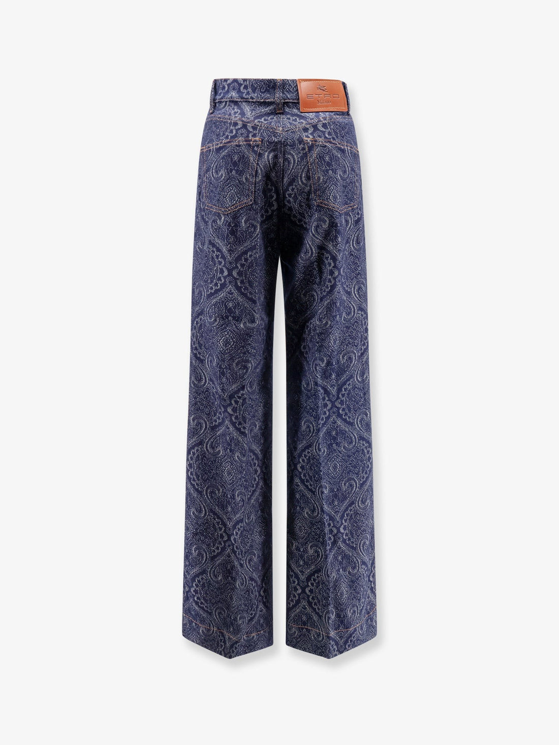 Paisley motif jeans