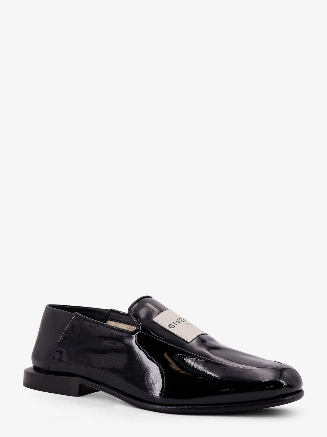 Patent leather loafers