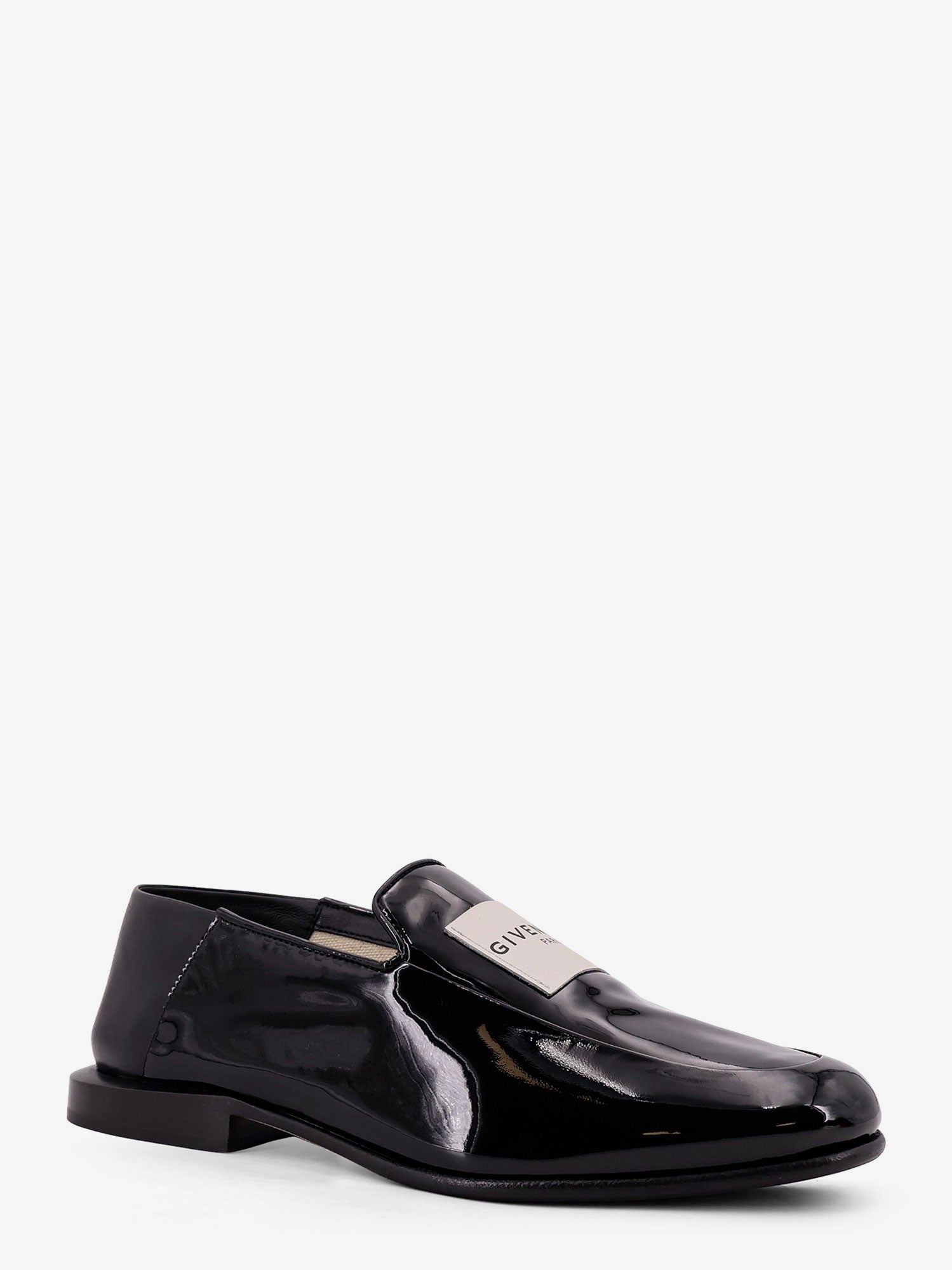 Patent leather loafers