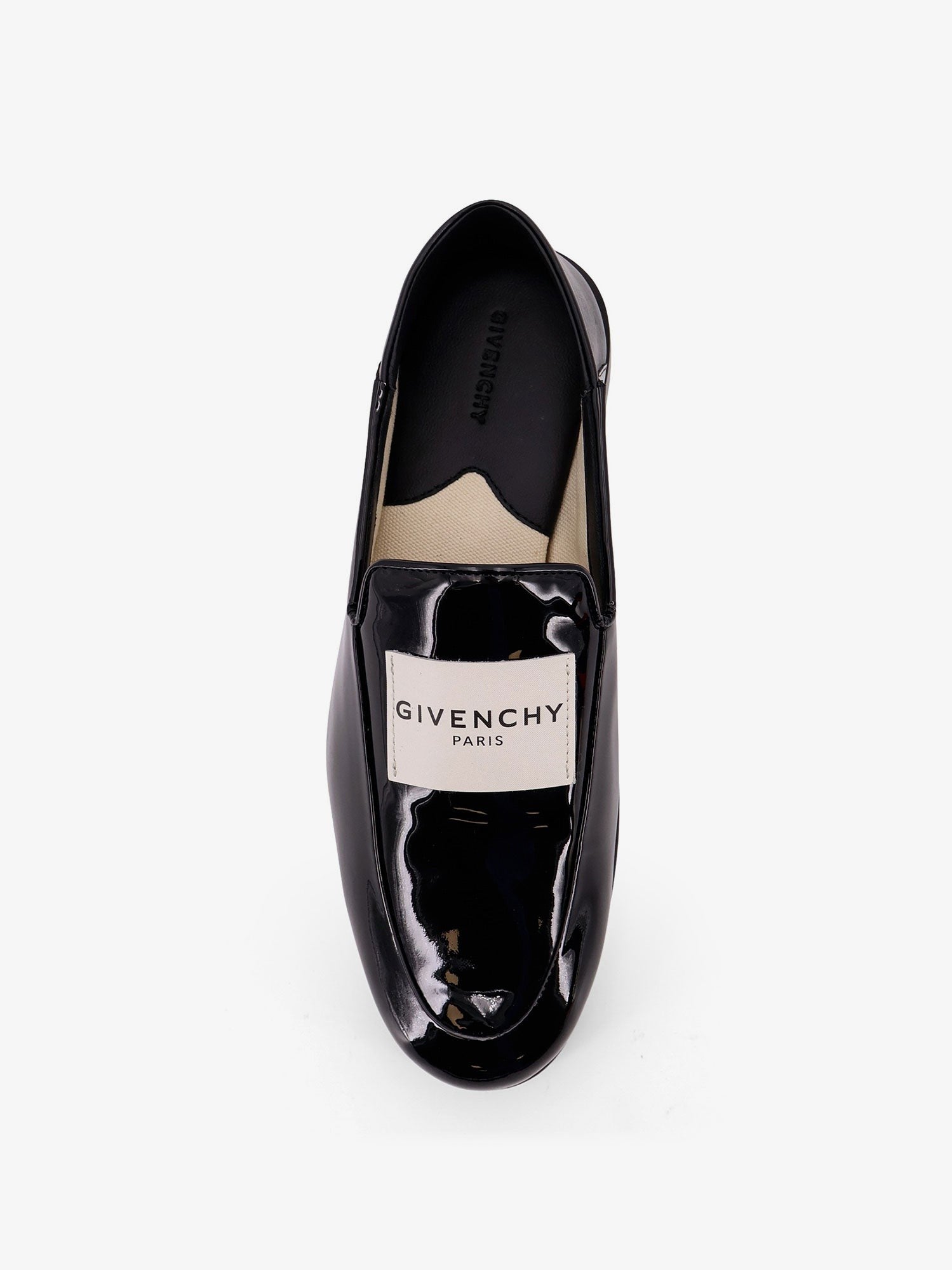 Patent leather loafers