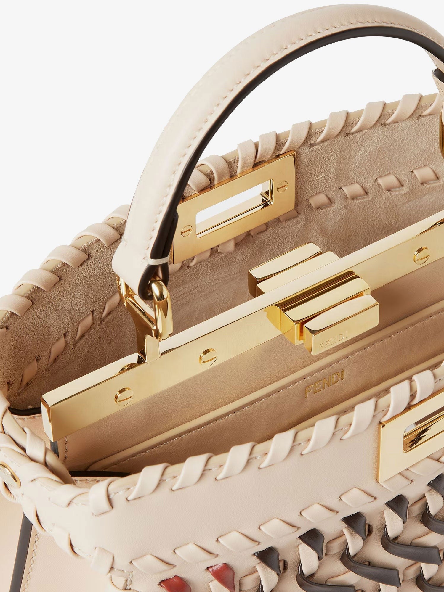 Peekaboo ISeeU Small leather crossbody bag