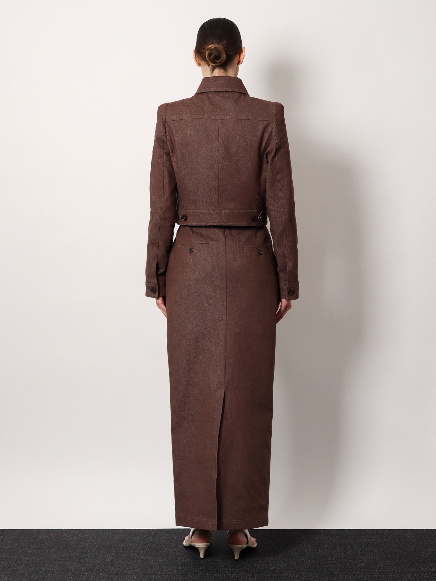 Pianosa max mara sfilata cotton long skirt