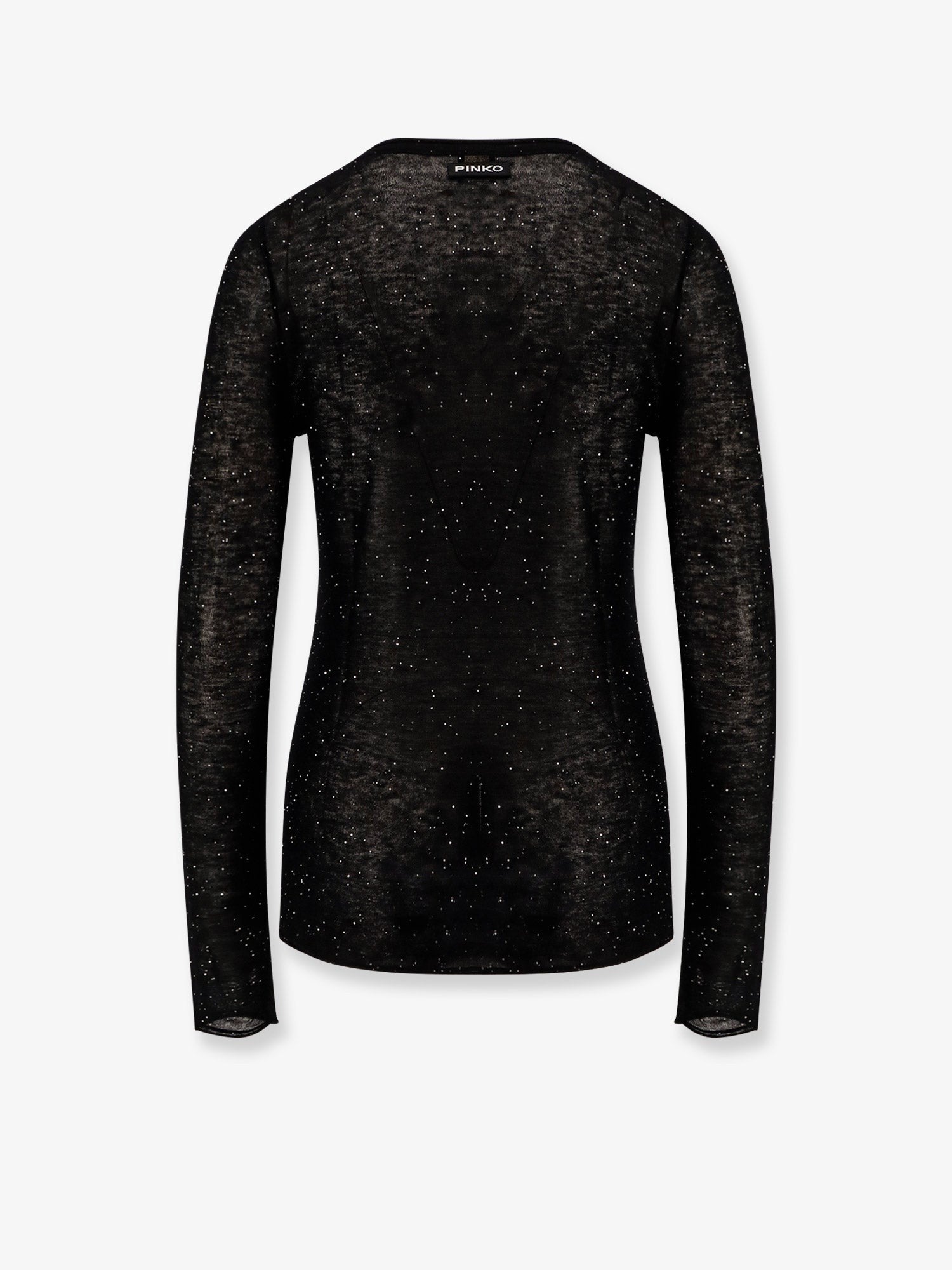 Pico wool top with rhinestones