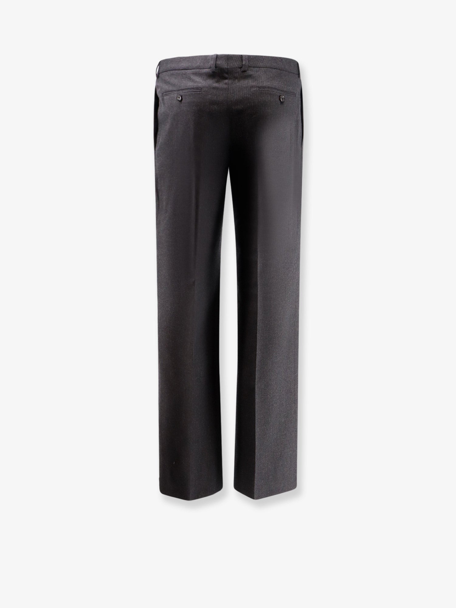 Pinstripe wool trousers