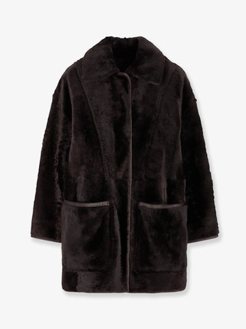 Pirenei reversible sheepskin coat