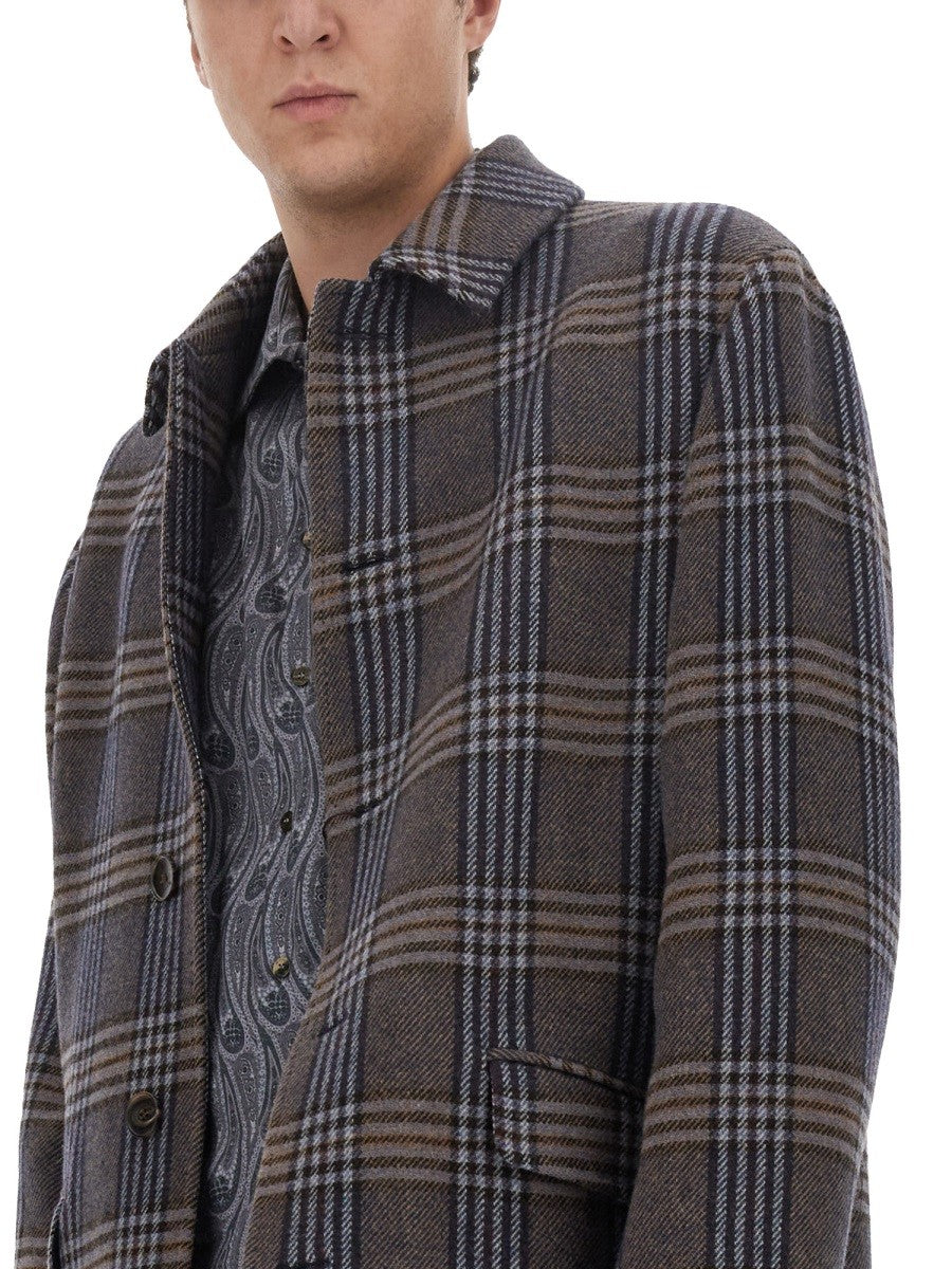 PLAID COAT