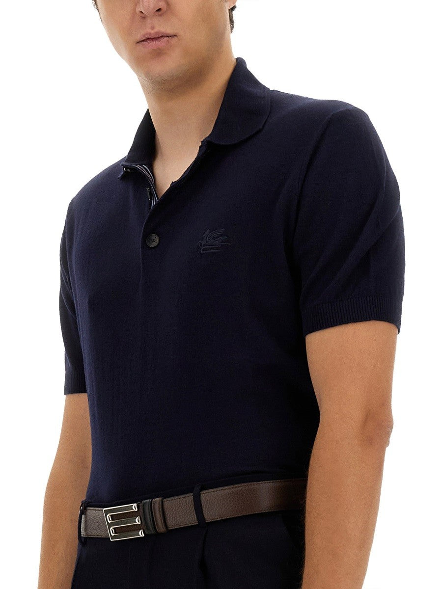 POLO SHIRT WITH PEGASUS EMBROIDERY