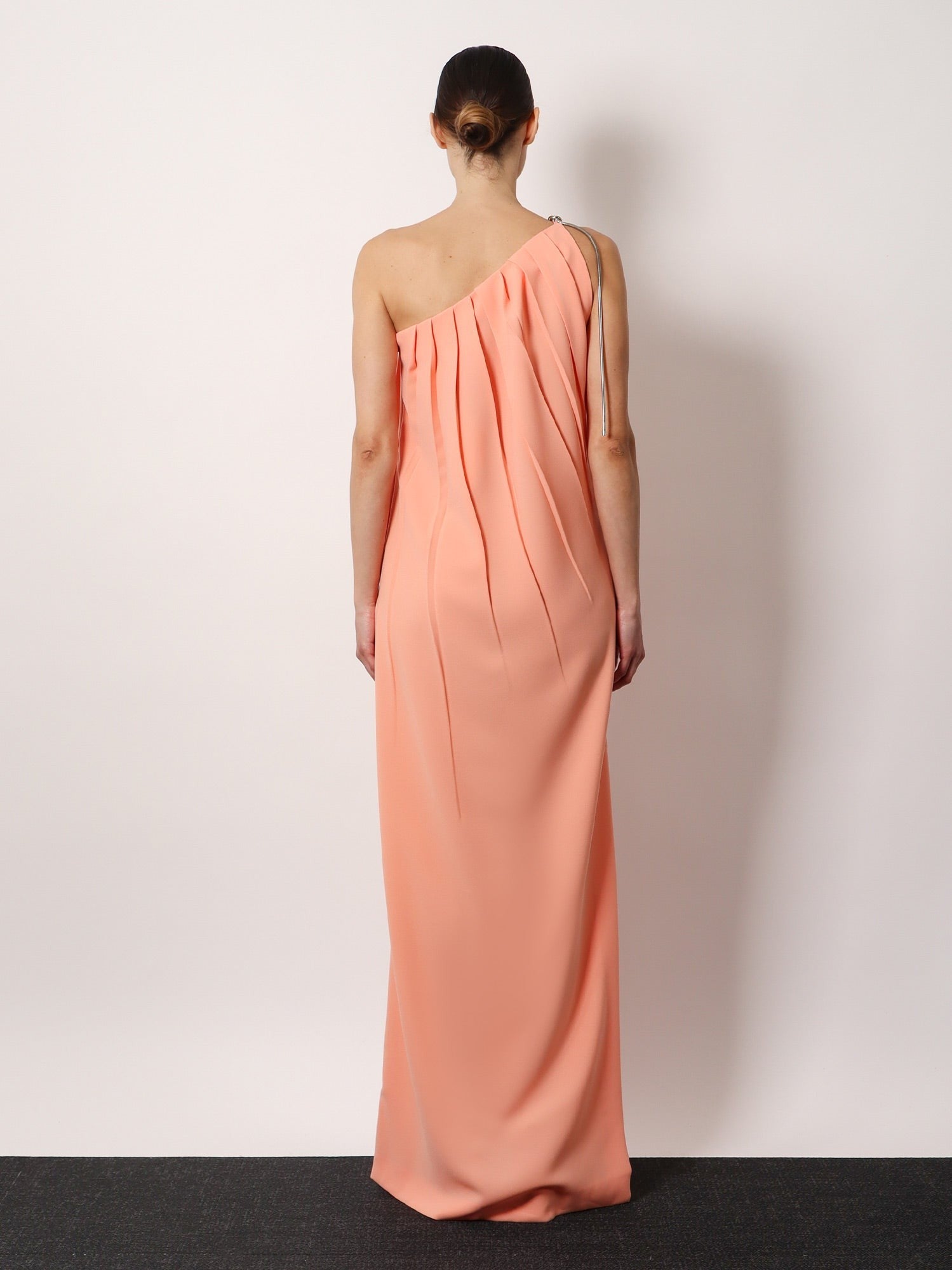 Pontida long dress with metal detail