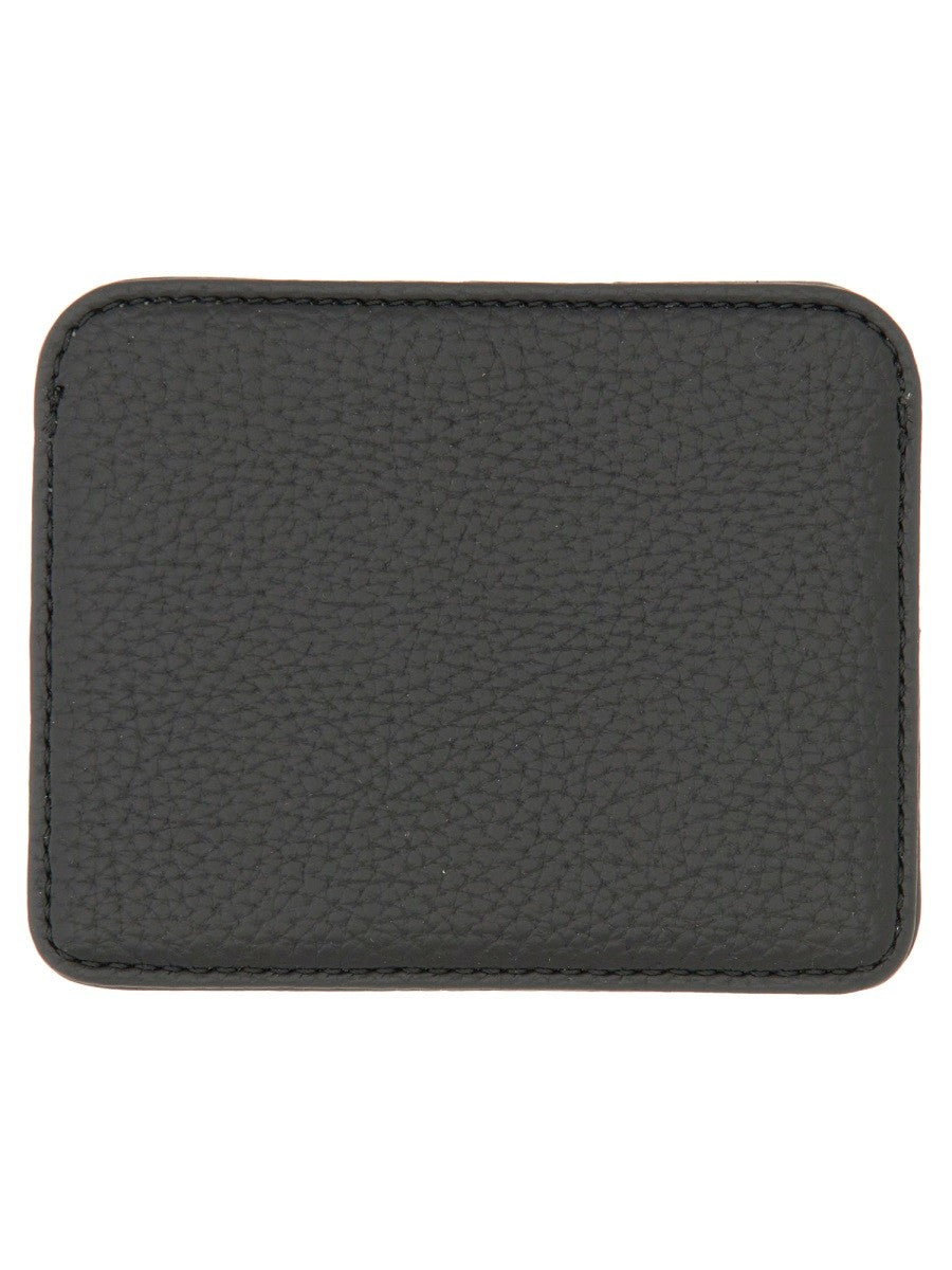 PORTACARTE A MEZZA LUNA CON LOGO "ORB" Unisex