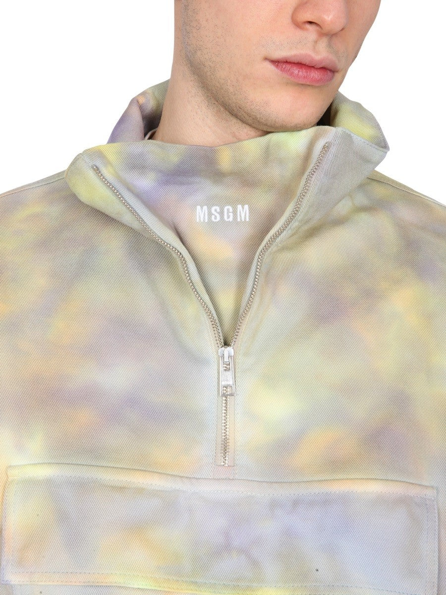PRINTED ANORAK JACKET