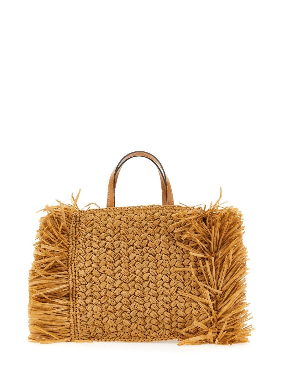 RAFFIA TOTE BAG