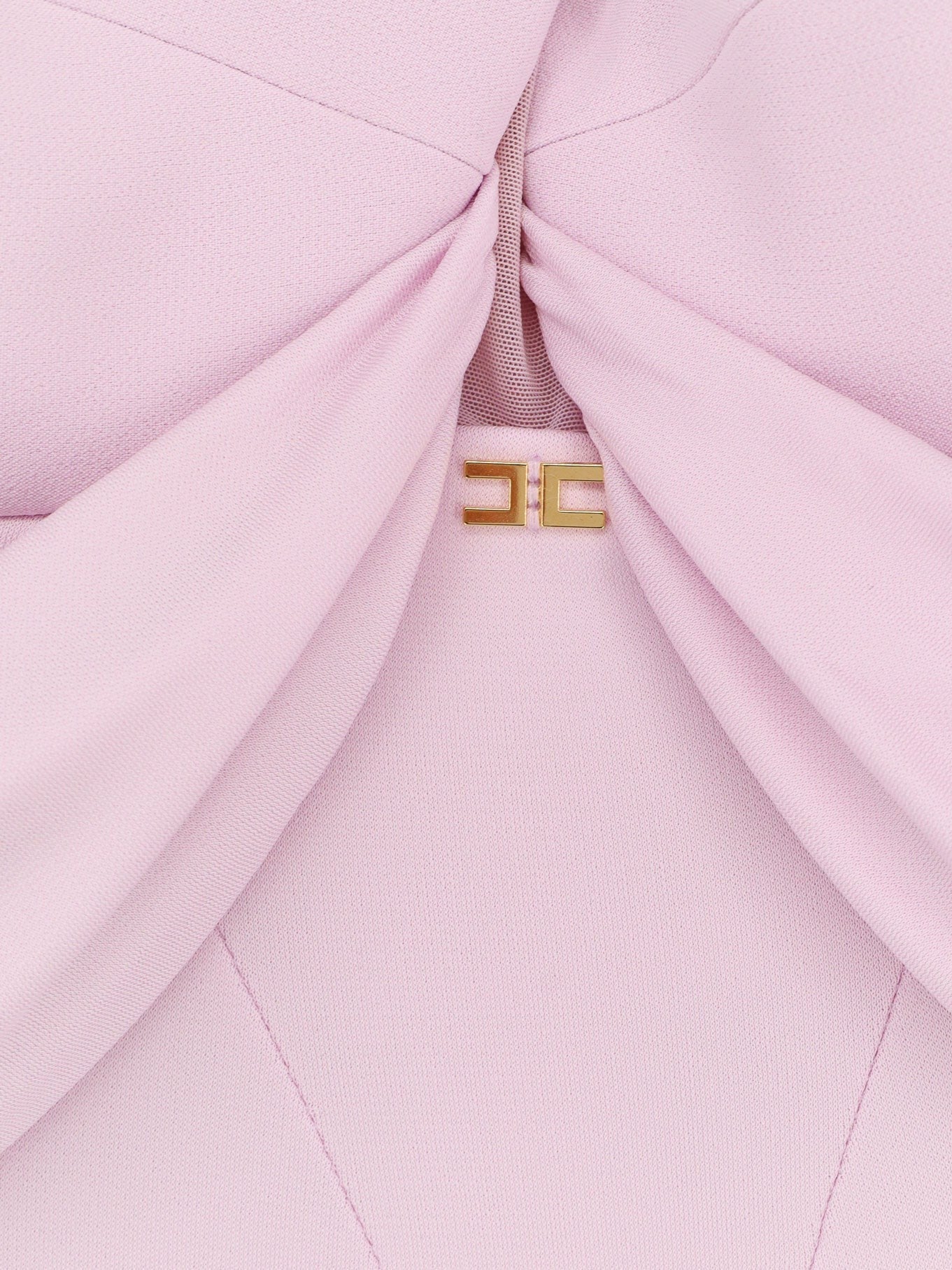 Red carpet stretch viscose long dress