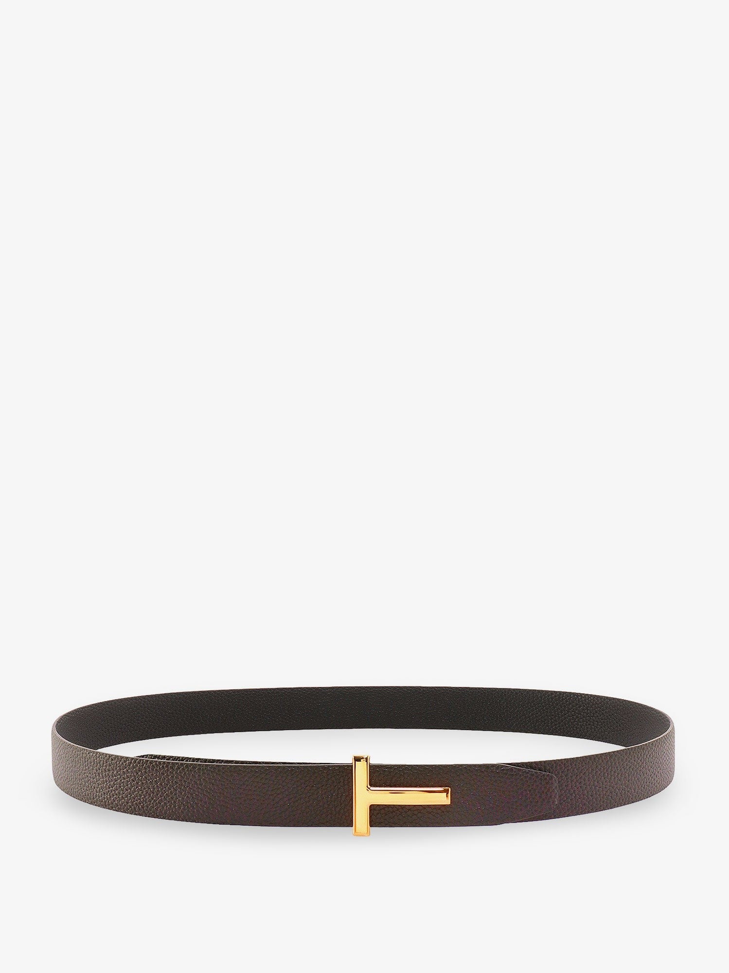 Reversible leather belt