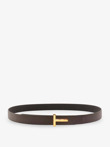 Reversible leather belt