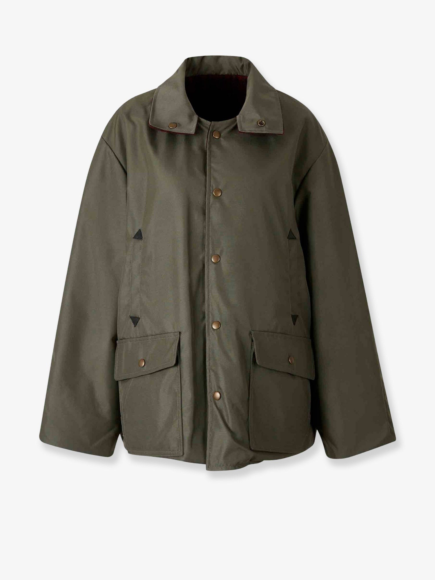 Reversible nylon jacket