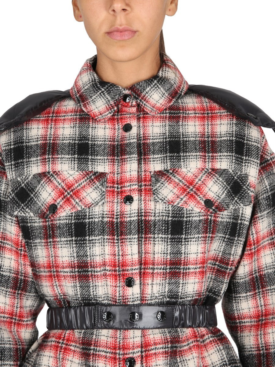 REVERSIBLE PADDED SHIRT DRESS