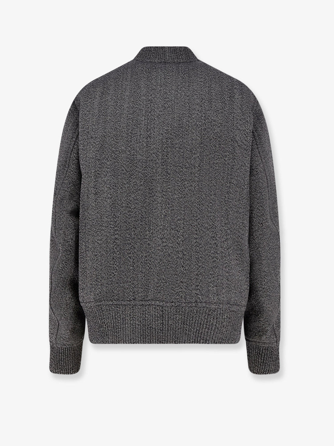 Reversible wool and nylon jacket