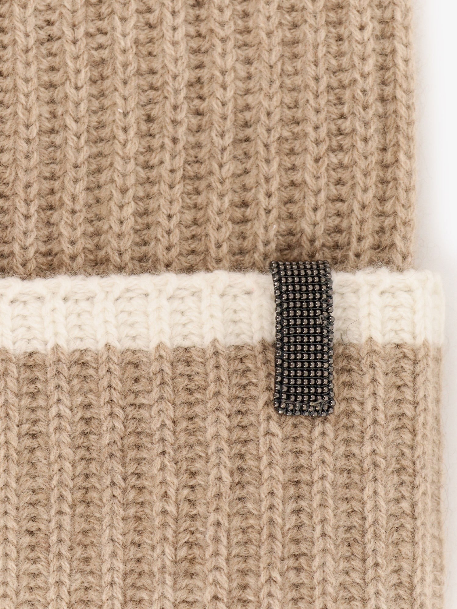 Ribbed cashmere hat