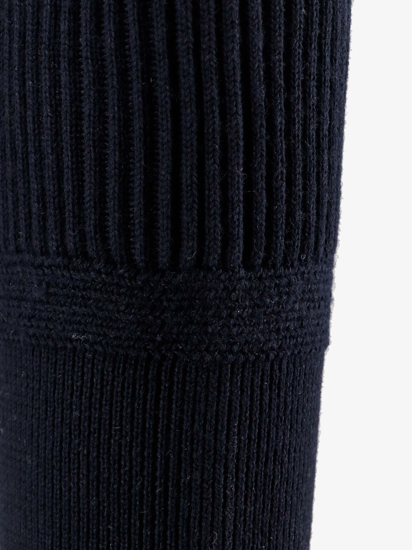 Ribbed certified virgin wool sweater