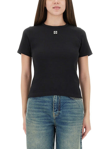 RIBBED COTTON T-SHIRT