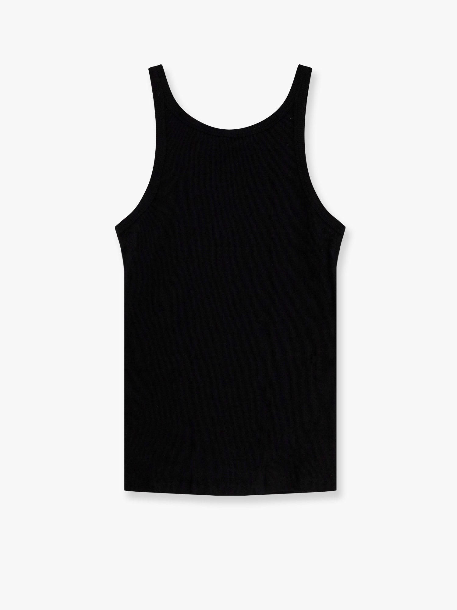 Ribbed cotton tank top