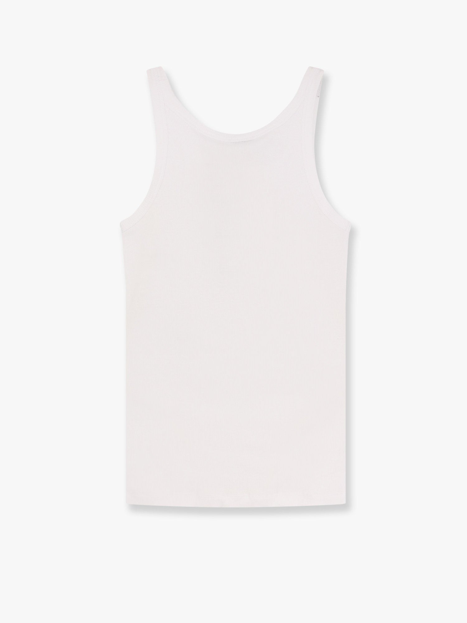 Ribbed cotton tank top