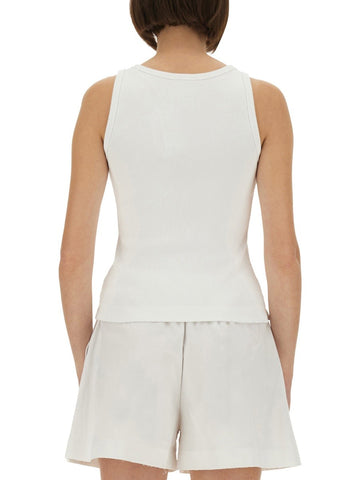 RIBBED COTTON TANK TOP