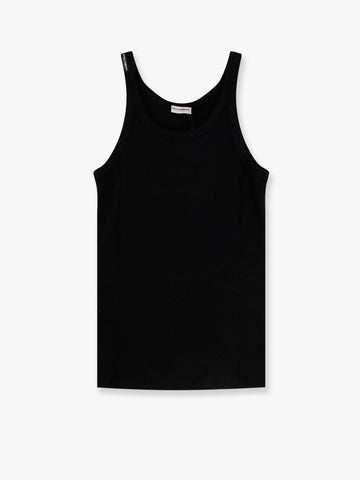 Ribbed cotton tank top