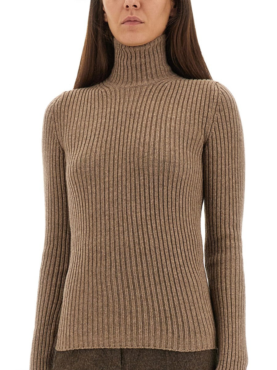 RIBBED TURTLENECK SWEATER