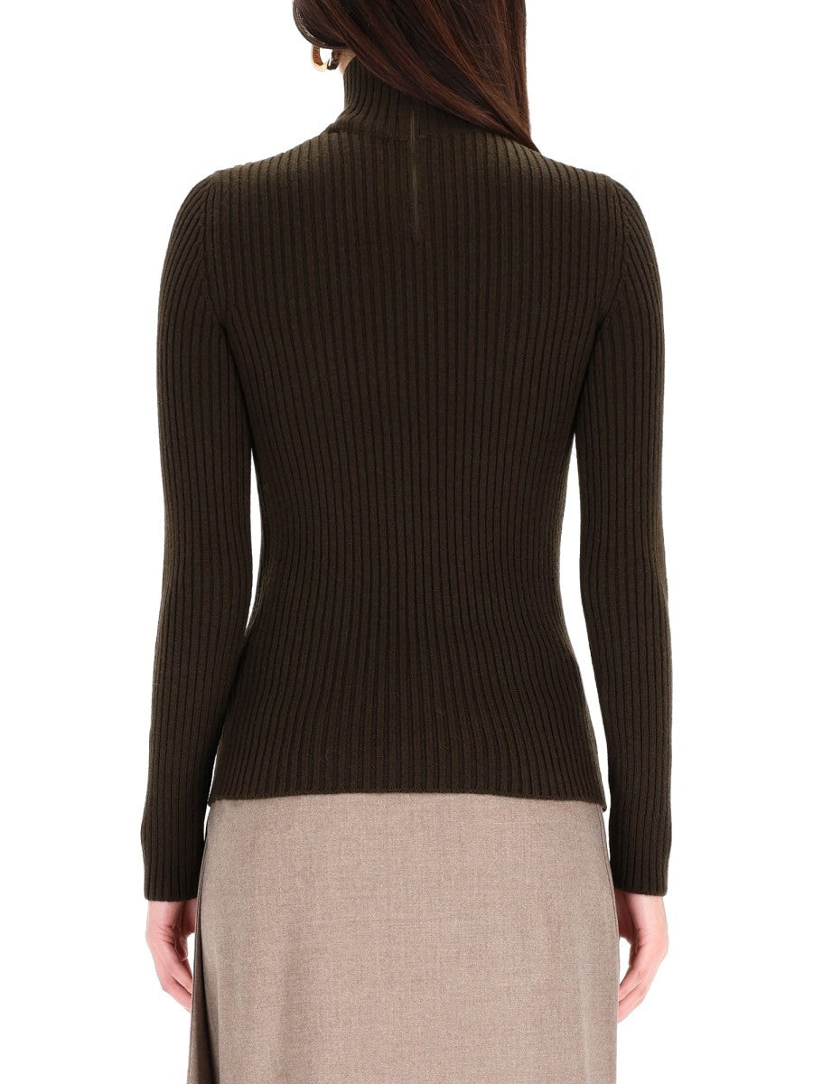 RIBBED TURTLENECK SWEATER