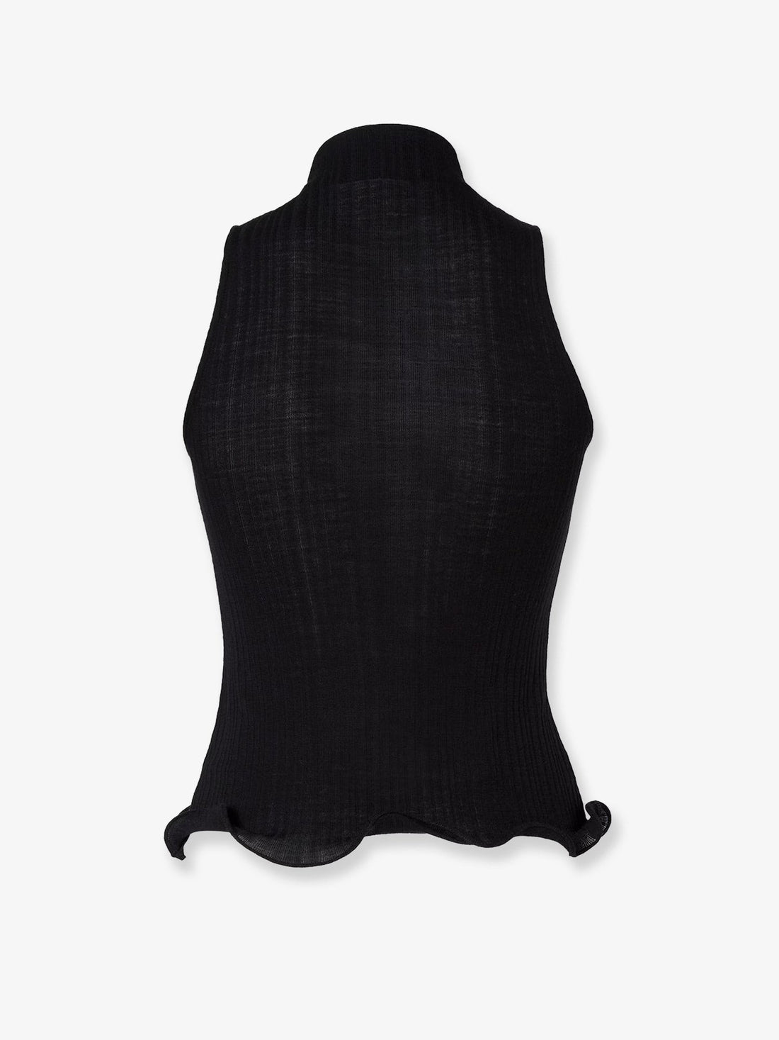 Ribbed virgin wool top