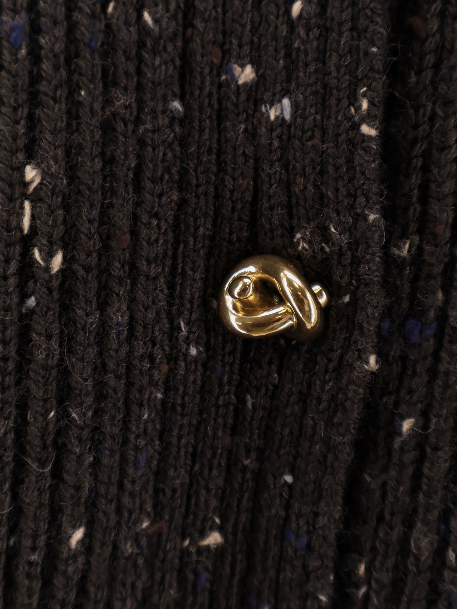 Ribbed wool cardigan