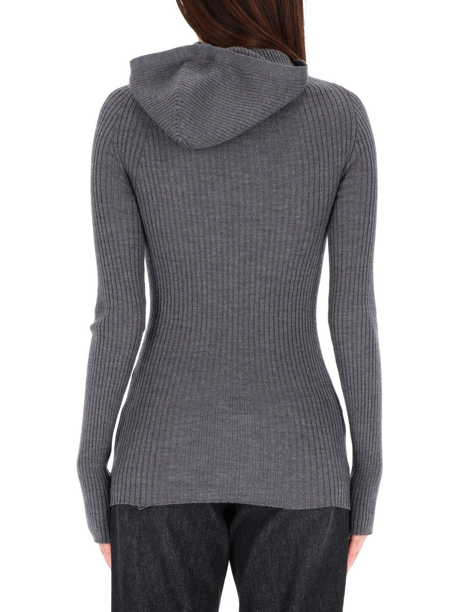 RIBBED WOOL SWEATER