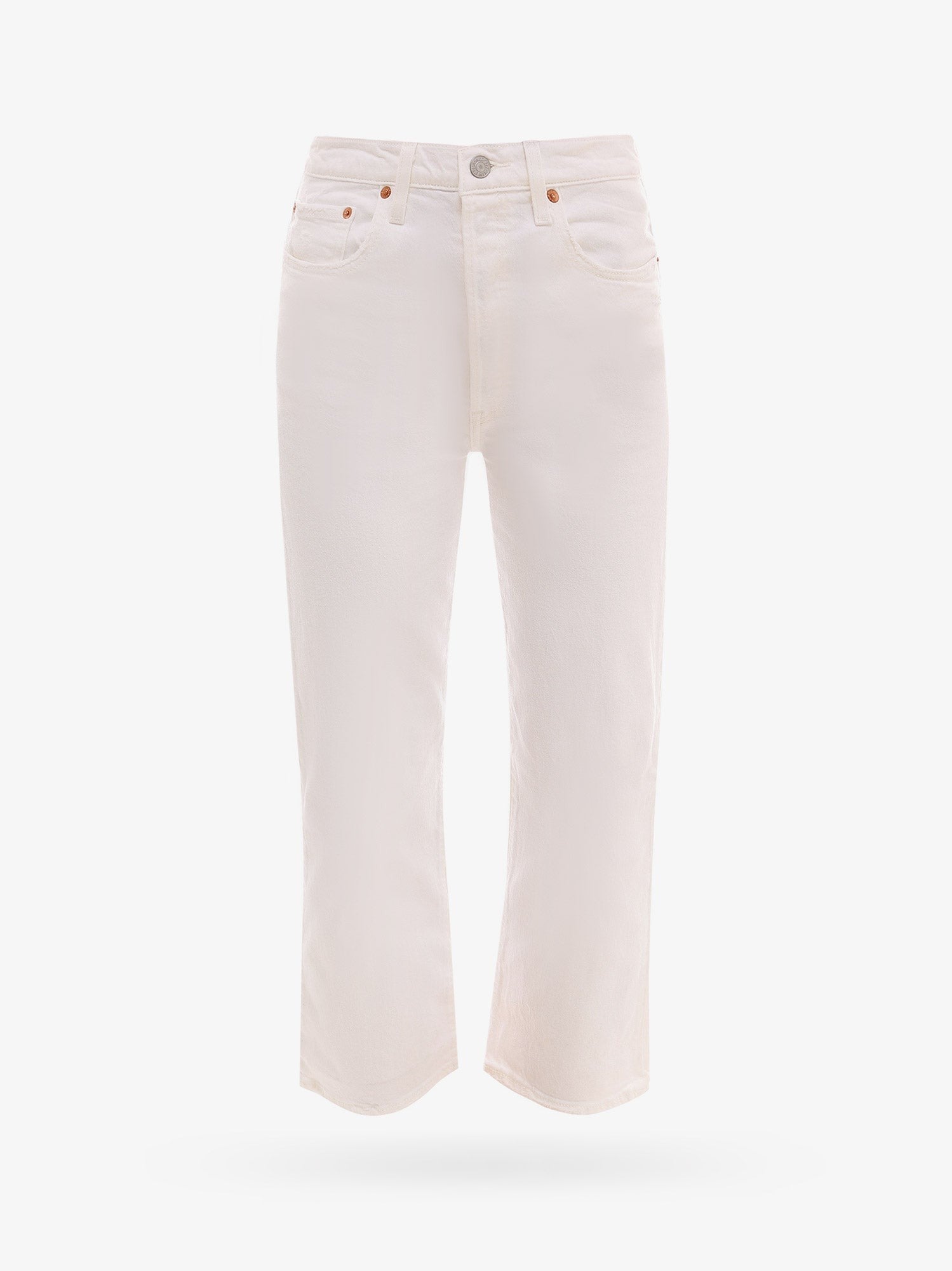 Ribcage straight ankle jeans