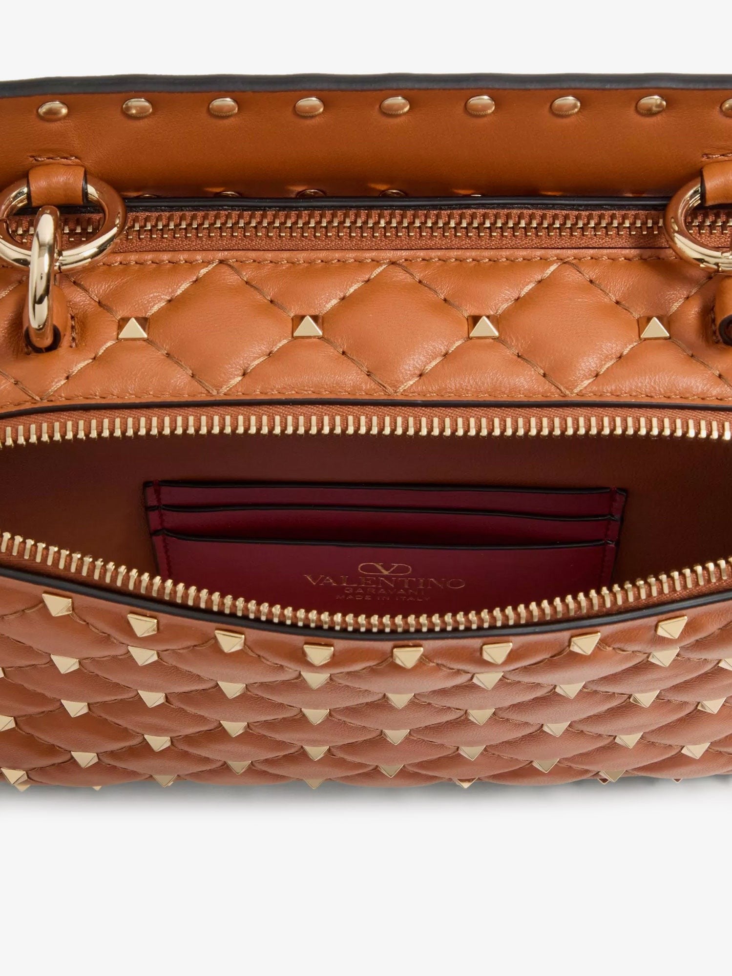 Rockstud Spike leather shoulder bag