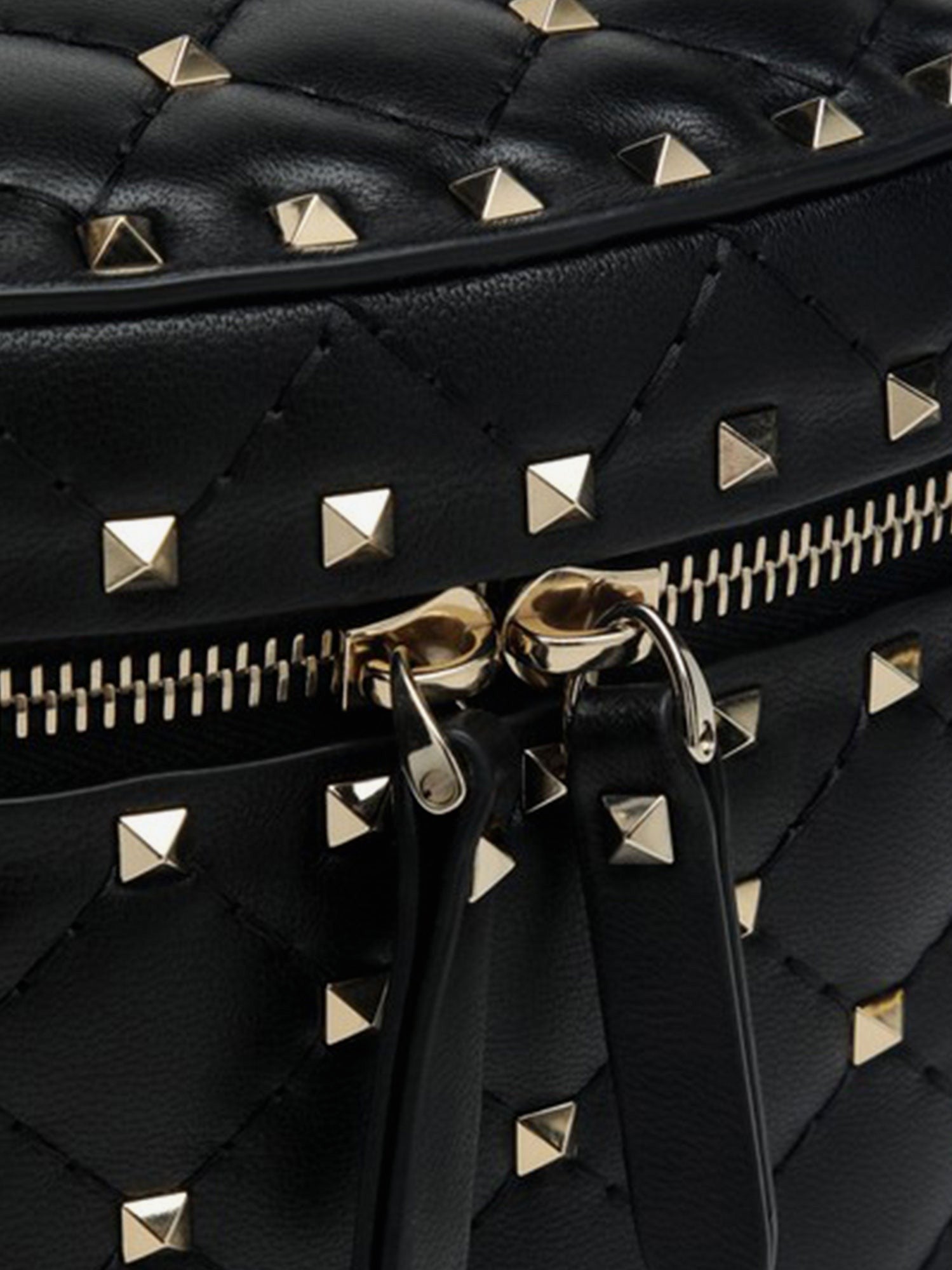Rockstud Spike leather shoulder bag