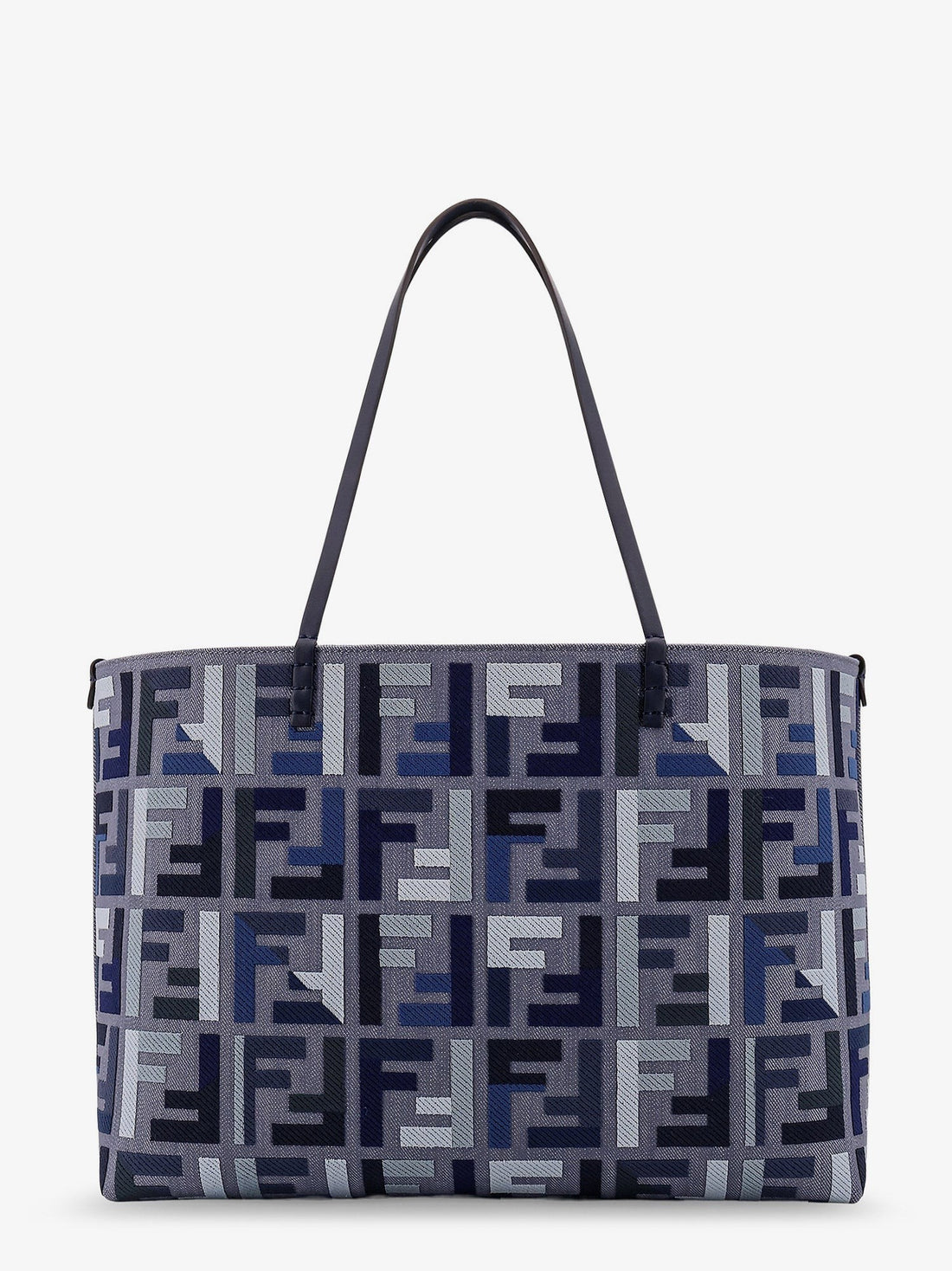 Roll Large jacquard FF fabric tote bag