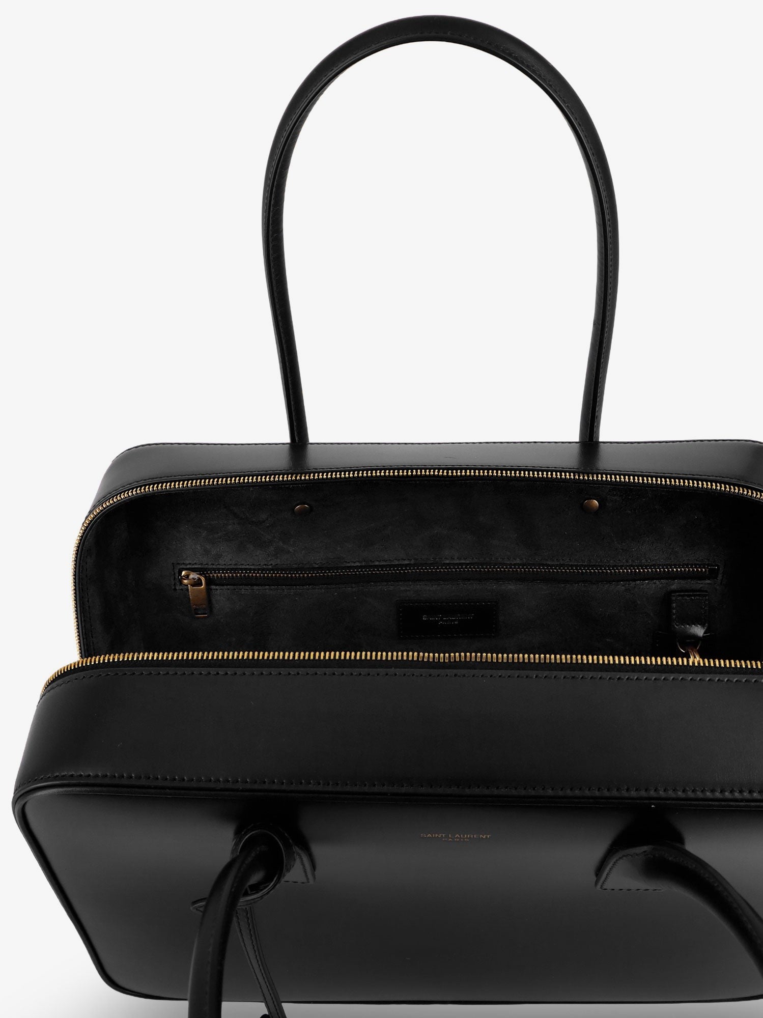 Sac de Jour in Box leather handbag with metal padlock detail