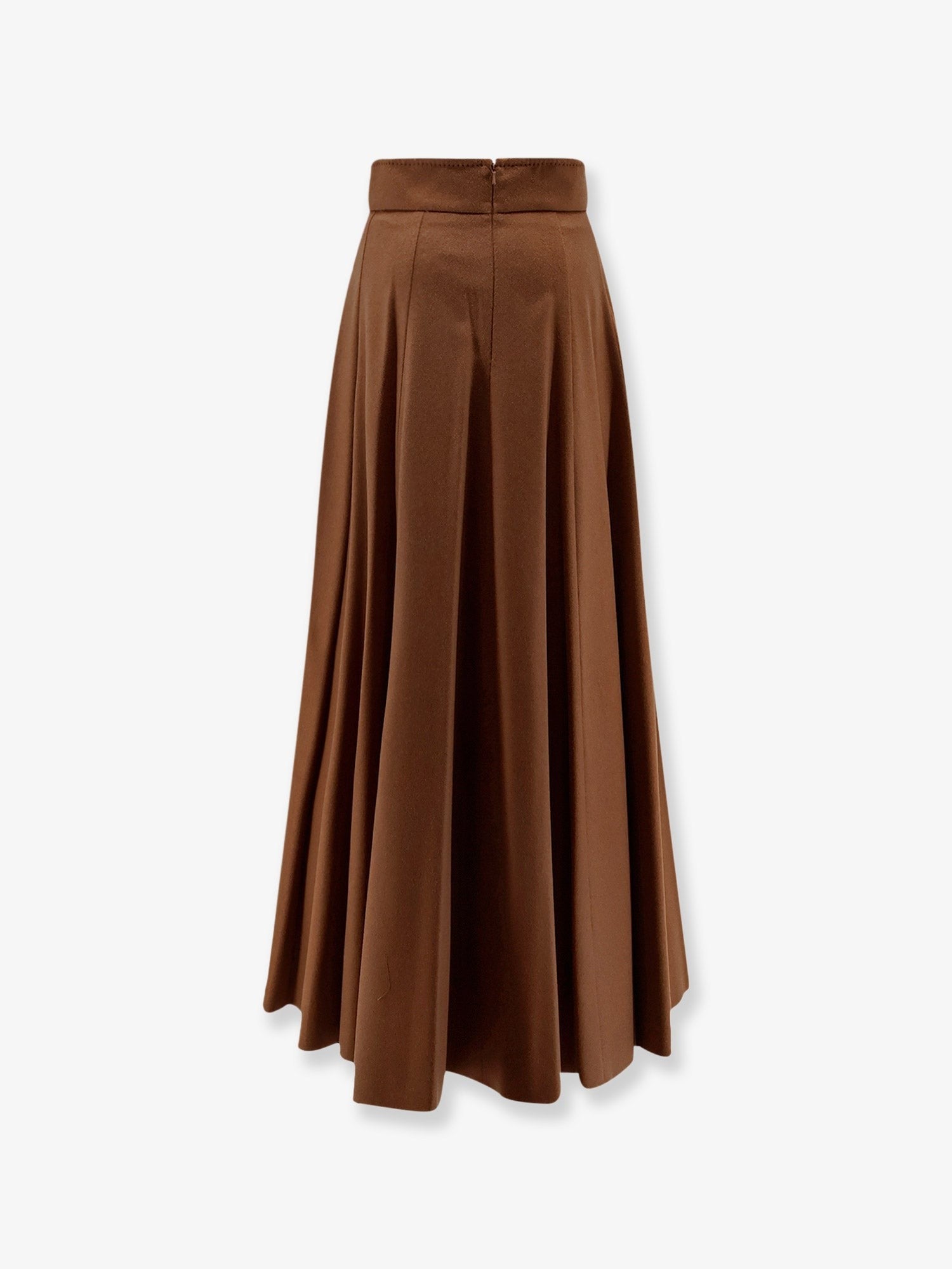Sagra long camel skirt