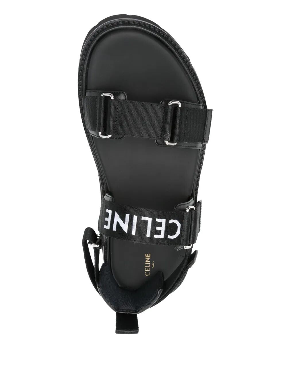 Sandali in tela jacquard Celine