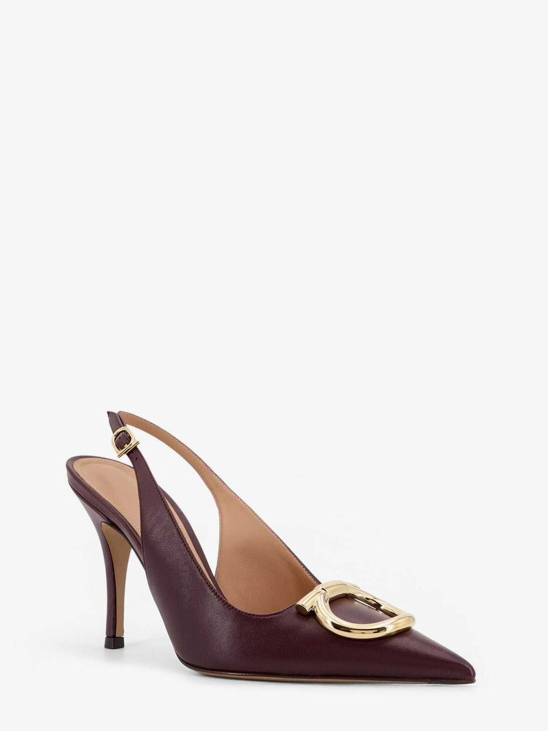 Sara 95 leather slingback pumps
