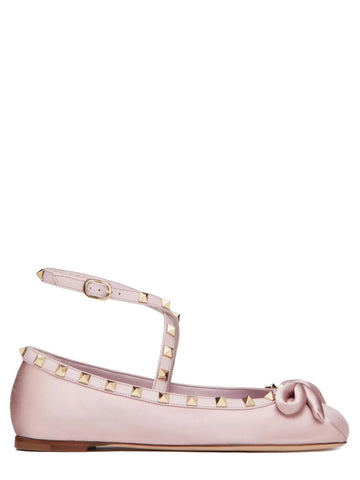 SATIN "ROCKSTUD" BALLERINA